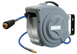 Druckluftschlauch-Aufroller, 15m, grau