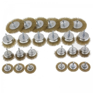 Schrauber-Dreh-Schleif-Drahtbürsten Set 24-tlg.
