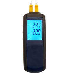 2-kanaliges Temperaturmessgerät