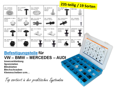Befestigungs-Systembox Nr. 1 Universal Deutsch