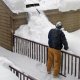 Schnee-Giraffe XXL
