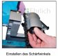 Schärfstation für Sägeketten