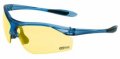 Schutzbrille, sportliches Design, blau / gelb KS Tools