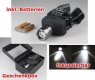 LED-Stirnlampe mit fokussierbarer 1W LED inkl. Bat