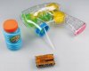 Seifenblasen-Pistole mit LED inkl. Batterien